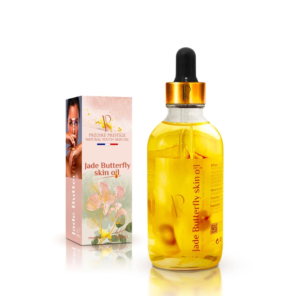 New. Box still in the original foil. Gold Facial Serum in Glass Bottle + Dropper